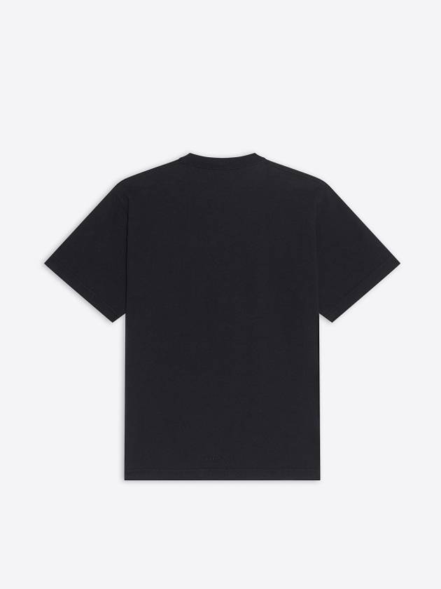 Luxury Balenciaga WoMen's The Simpsons Printing Small Fit Short Sleeve T-Shirt Black