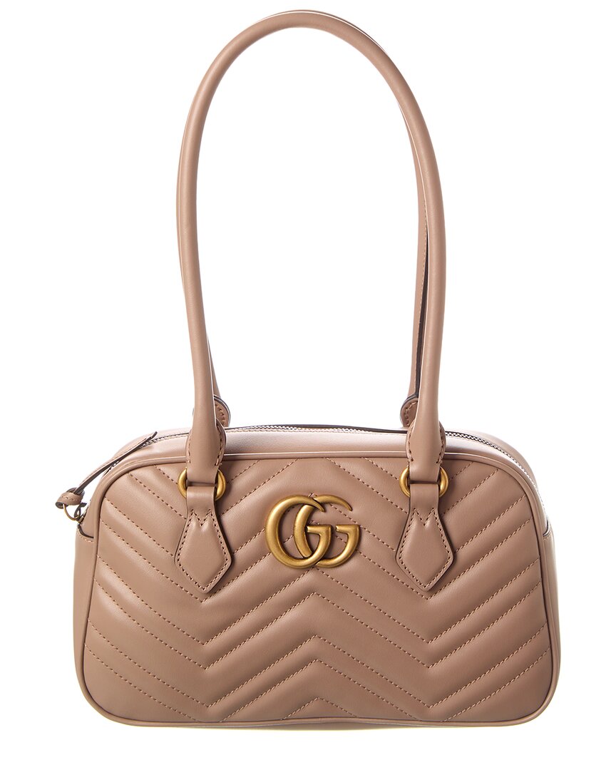 Luxury Gucci Trending 2025 GG Marmont Small Leather Shoulder Bag
