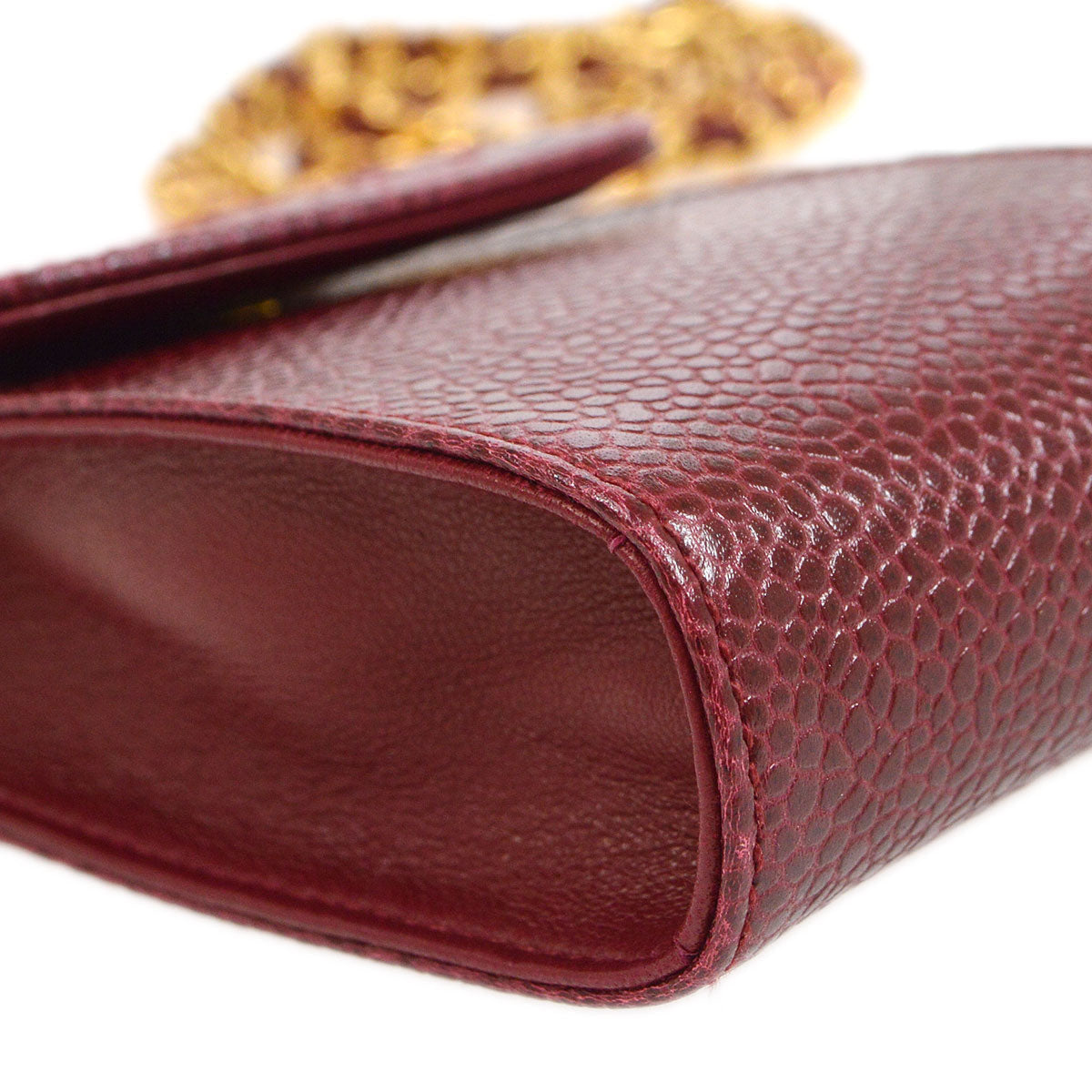 Luxury Chanel 1994-1996 Timeless Key Case Bordeaux Caviar