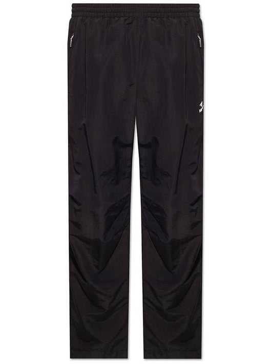 Luxury Balenciaga 3B Sports Icon Small Fit Track Pants Black