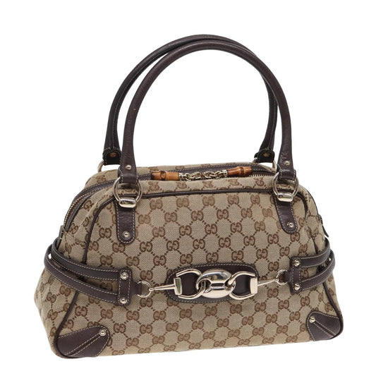 Luxury Gucci Trending 2025 Horsebit  Canvas Travel Bag ()