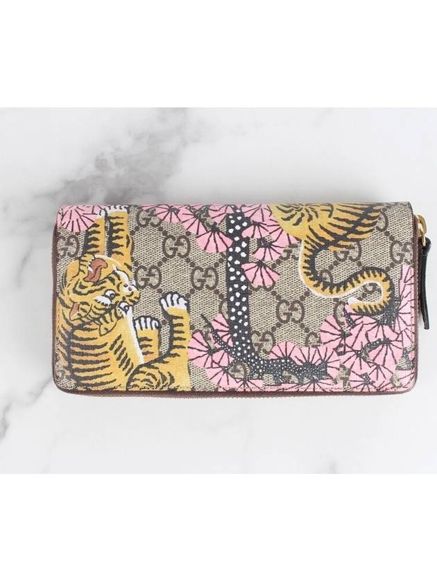 Luxury Gucci Trending 2025 Bengal tiger zipper long wallet