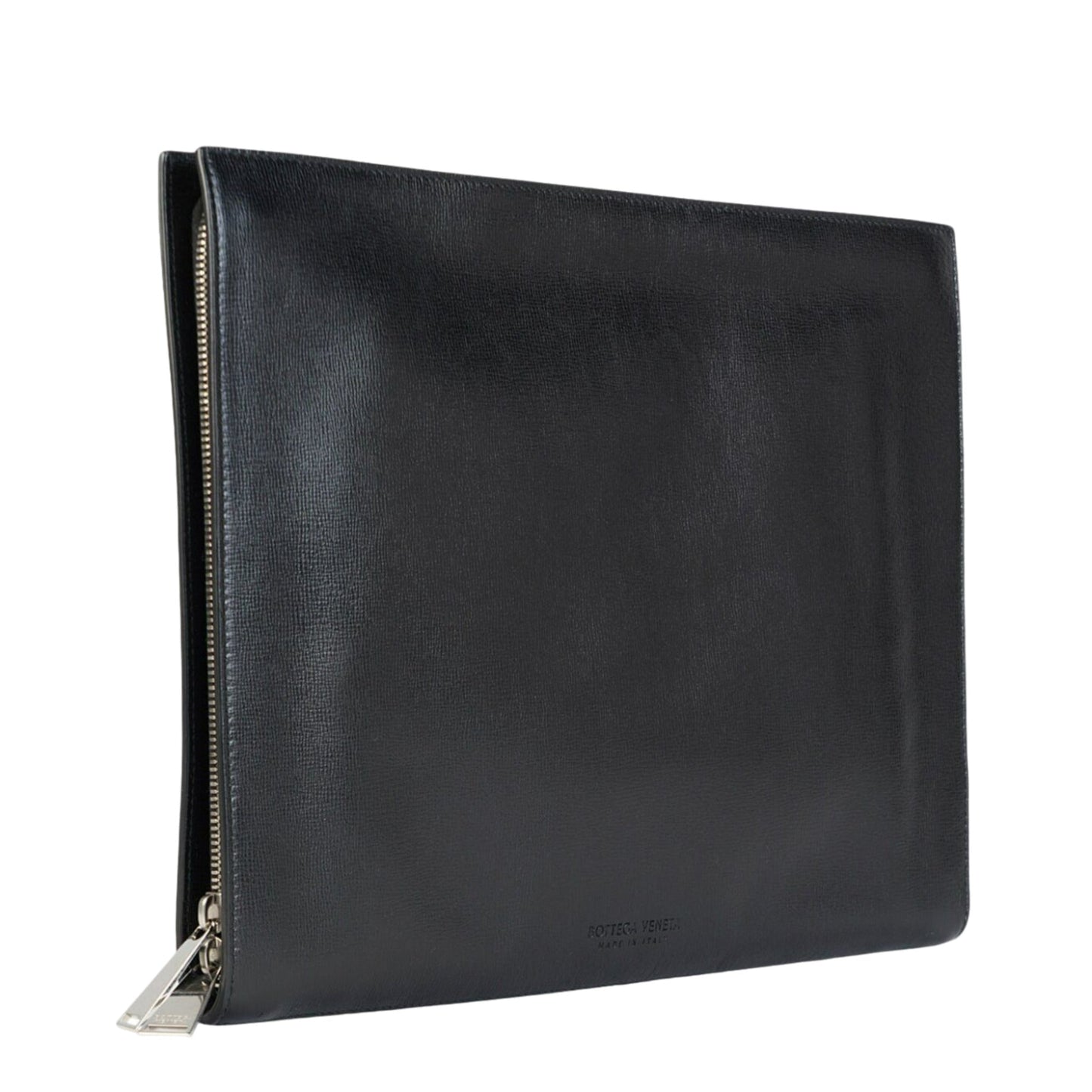 Luxury Bottega Veneta Leather Document Case Wristlet