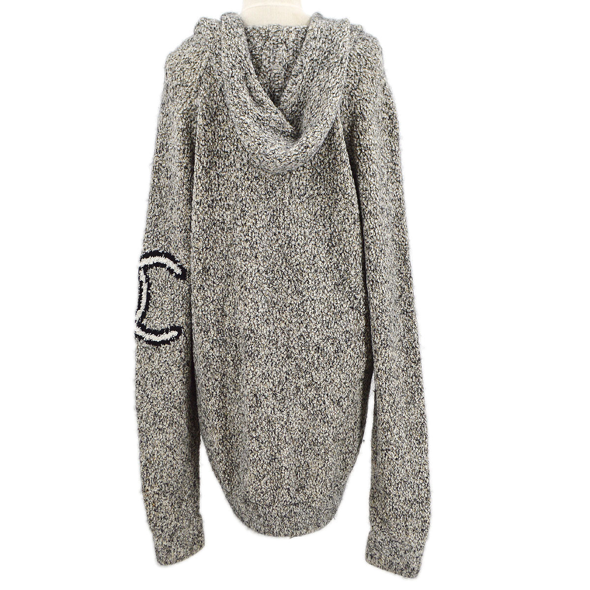 Luxury Chanel 2007 penguin knitted drawstring hoodie