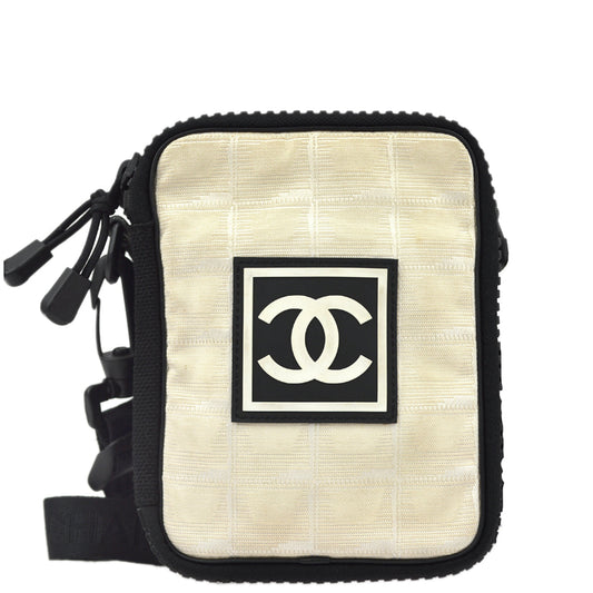 Luxury Chanel Beige New Travel Sport Line Shoulder Bag