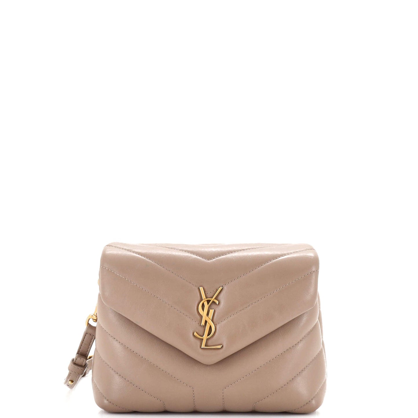 Luxury Saint Laurent Loulou Shoulder Bag Matelasse Chevron Leather Toy