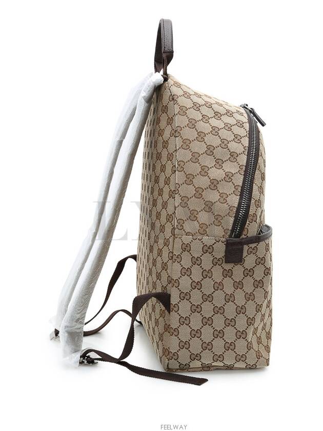 Luxury Gucci Trending 2025 Three Stripes Backpack 190278 Unisex Brown Rucksack