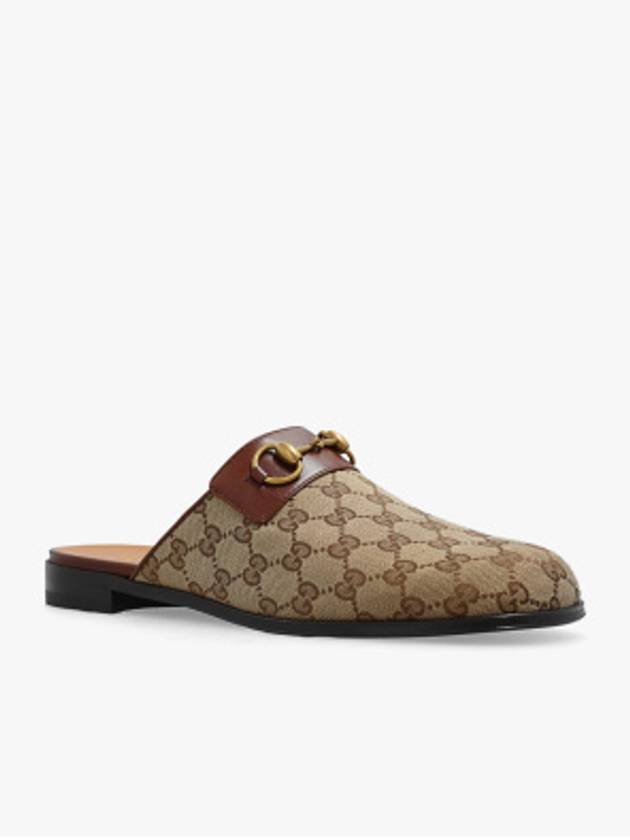 Luxury Gucci Trending 2025 GG Horsebit Slippers Beige