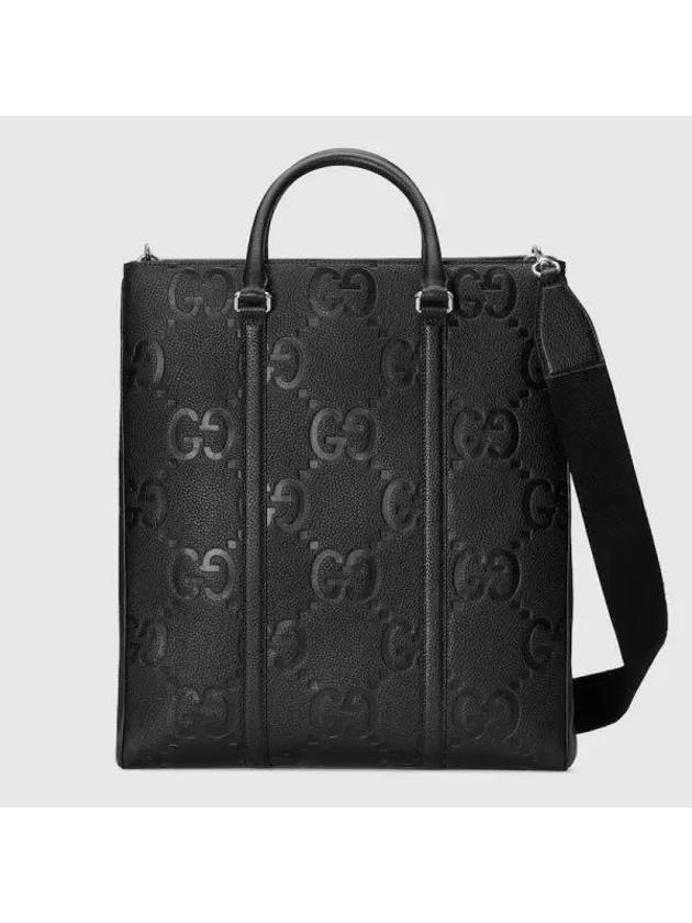 Luxury Gucci Trending 2025 Jumbo GG Medium Tote Bag Black