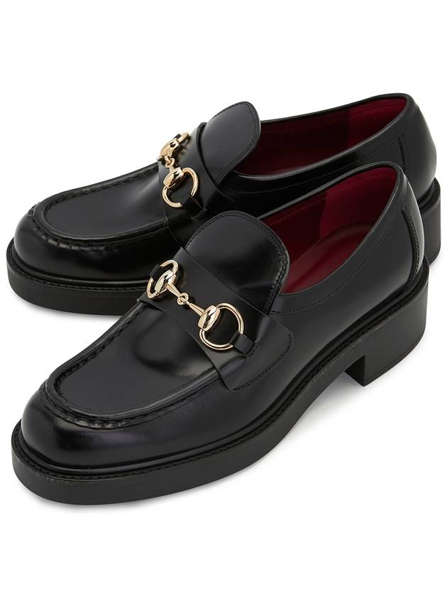 Luxury Gucci Trending 2025 Horsebit Leather Loafer Black