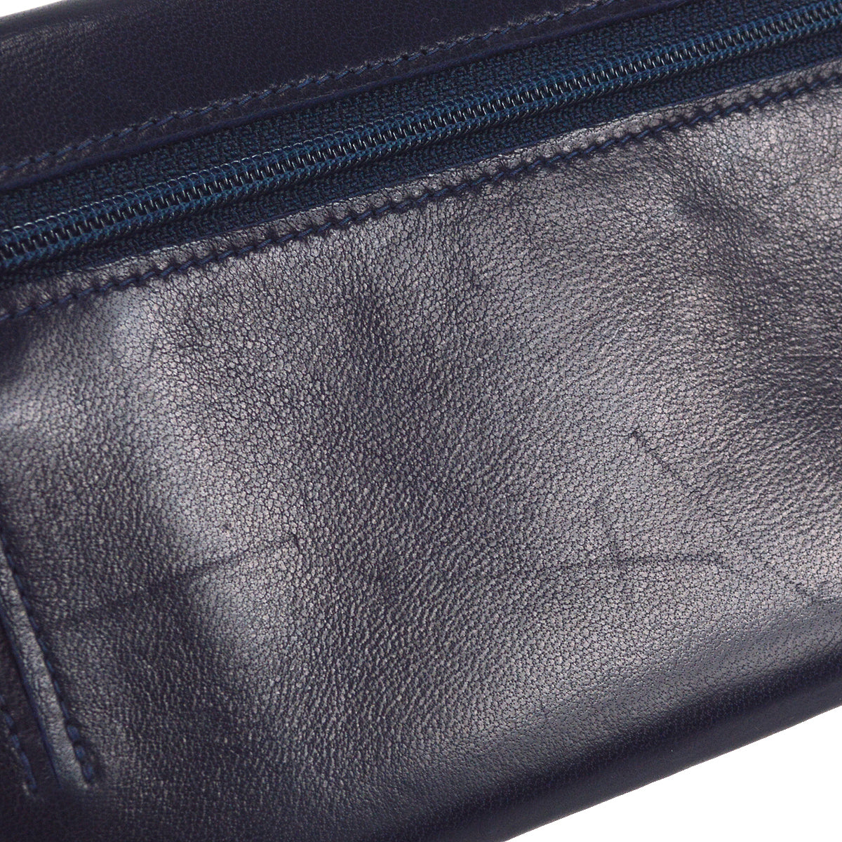 Luxury Chanel 1994-1996 Timeless Coin Case Lambskin Navy