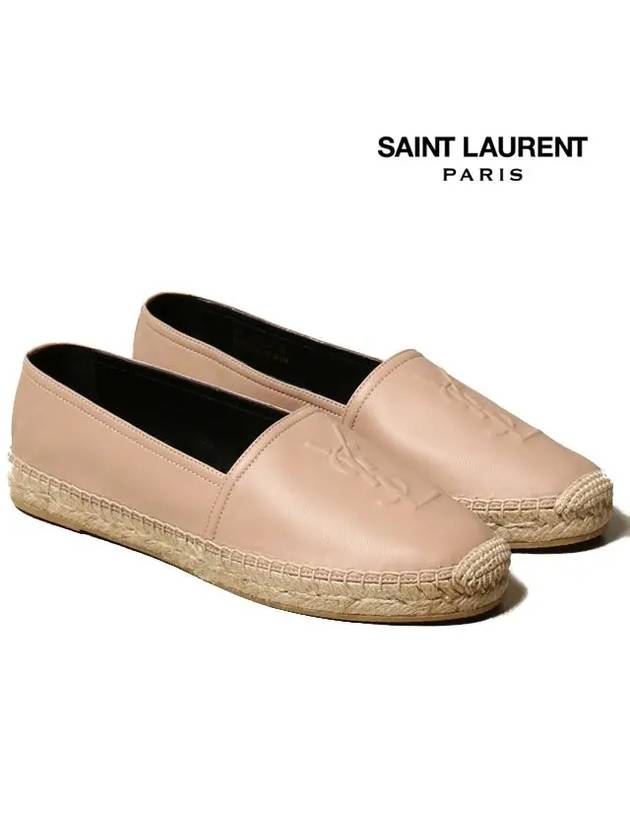Luxury Saint Laurent Cassandre Leather Espadu Pink