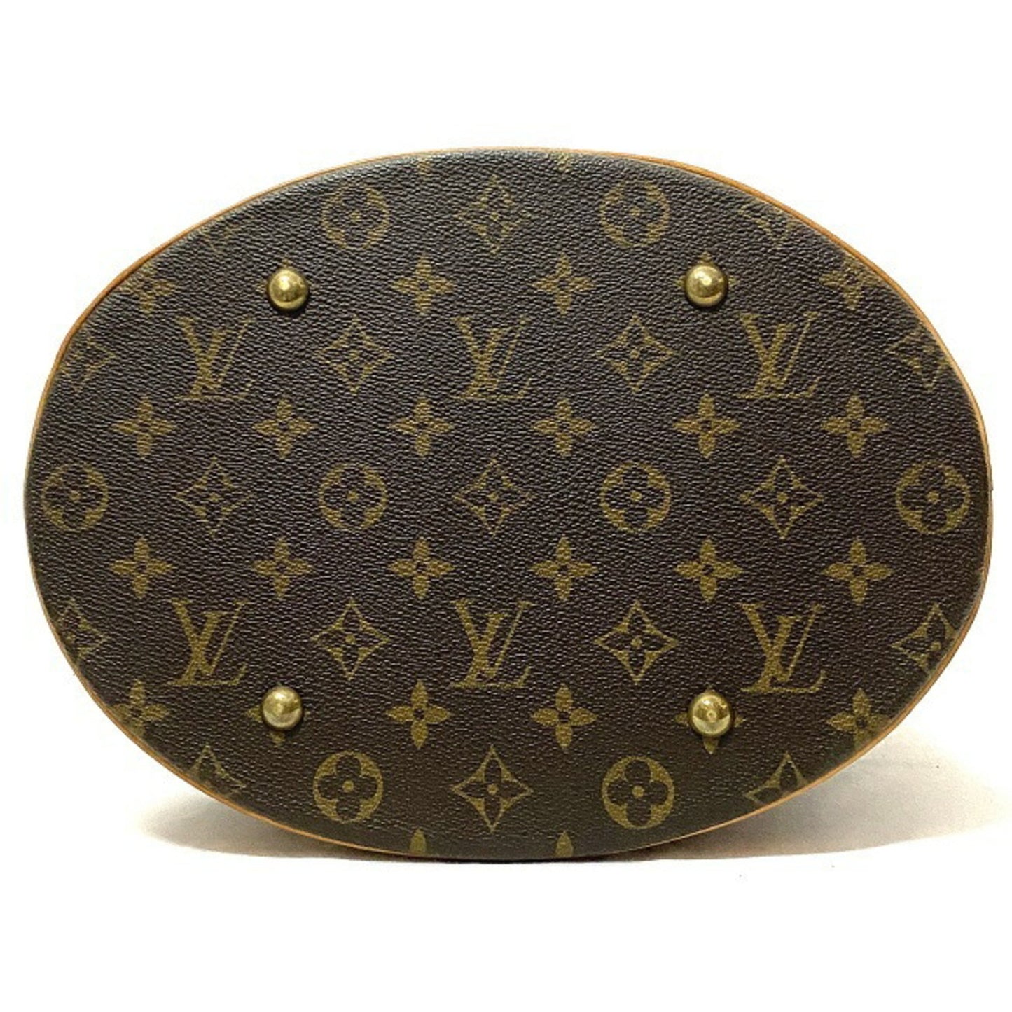 Louis Vuitton Bucket  Canvas Handbag ()
