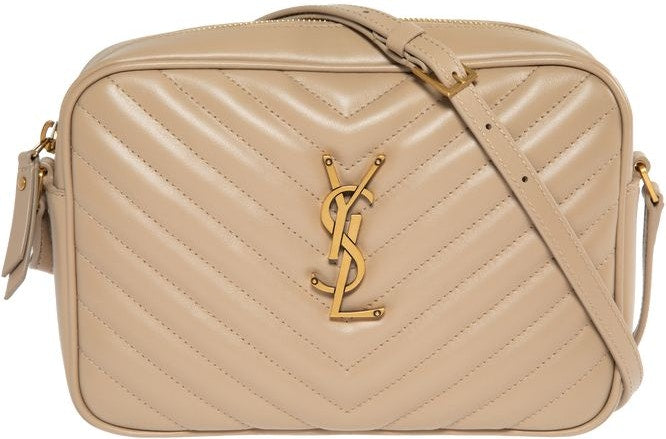 Luxury Saint Laurent Women's Lou Camera Bag in Darkbeige | 761554DV707