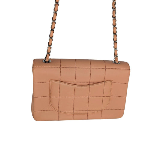 Luxury Chanel bag Vintage Peach Square Quilted Medium Flap Bag