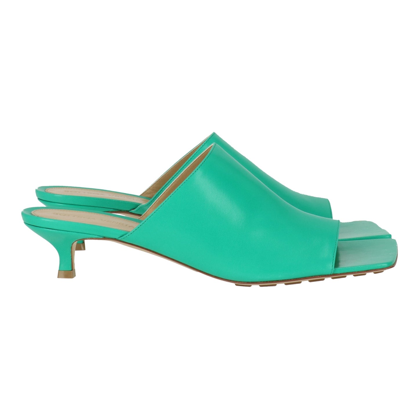Luxury Bottega Veneta Womens Turquoise Mule
