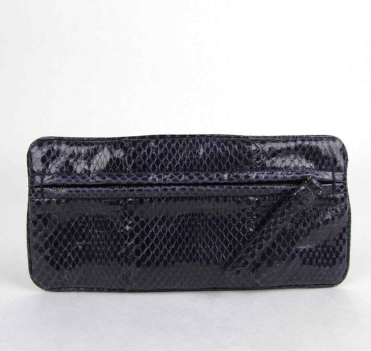 Luxury Bottega Veneta  Python Clutch Evening Bag