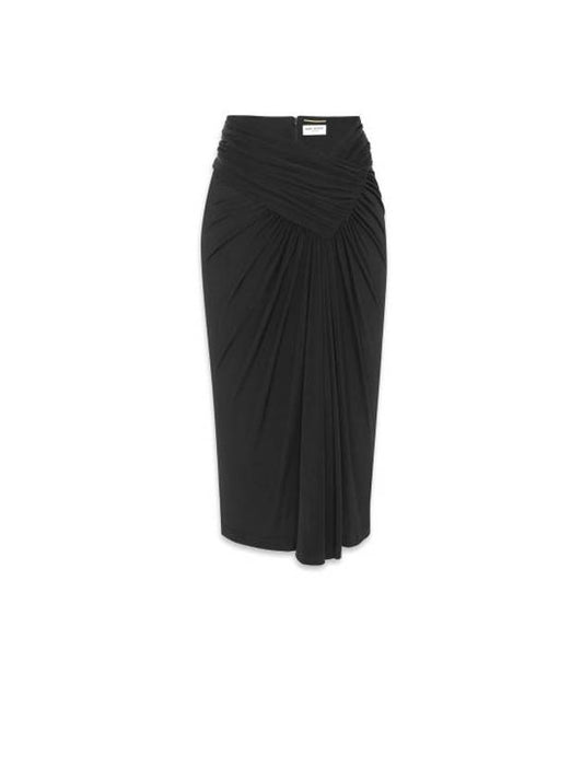 Luxury Saint Laurent Midi Skirt 776439 Y7F981000