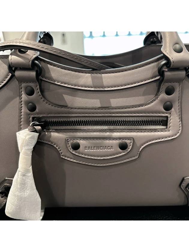 Luxury Balenciaga Women s Gray Neo Classic Small Tote Bag Cross 638521 11R57 1404