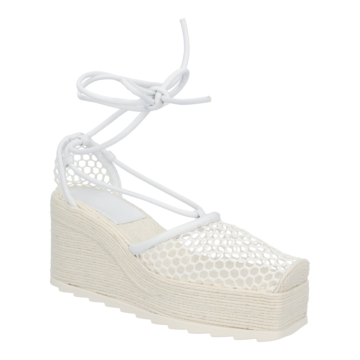 Luxury Bottega Veneta Stretch Espadrille Wedges