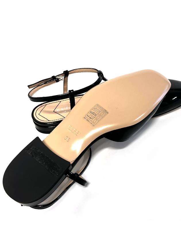 Luxury Gucci Trending 2025 Ballet leather flat shoes 754136 BK000 black