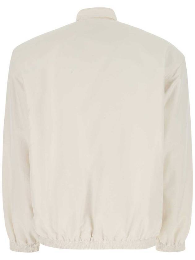 Luxury Balenciaga Logo Technical Track Jacket Beige