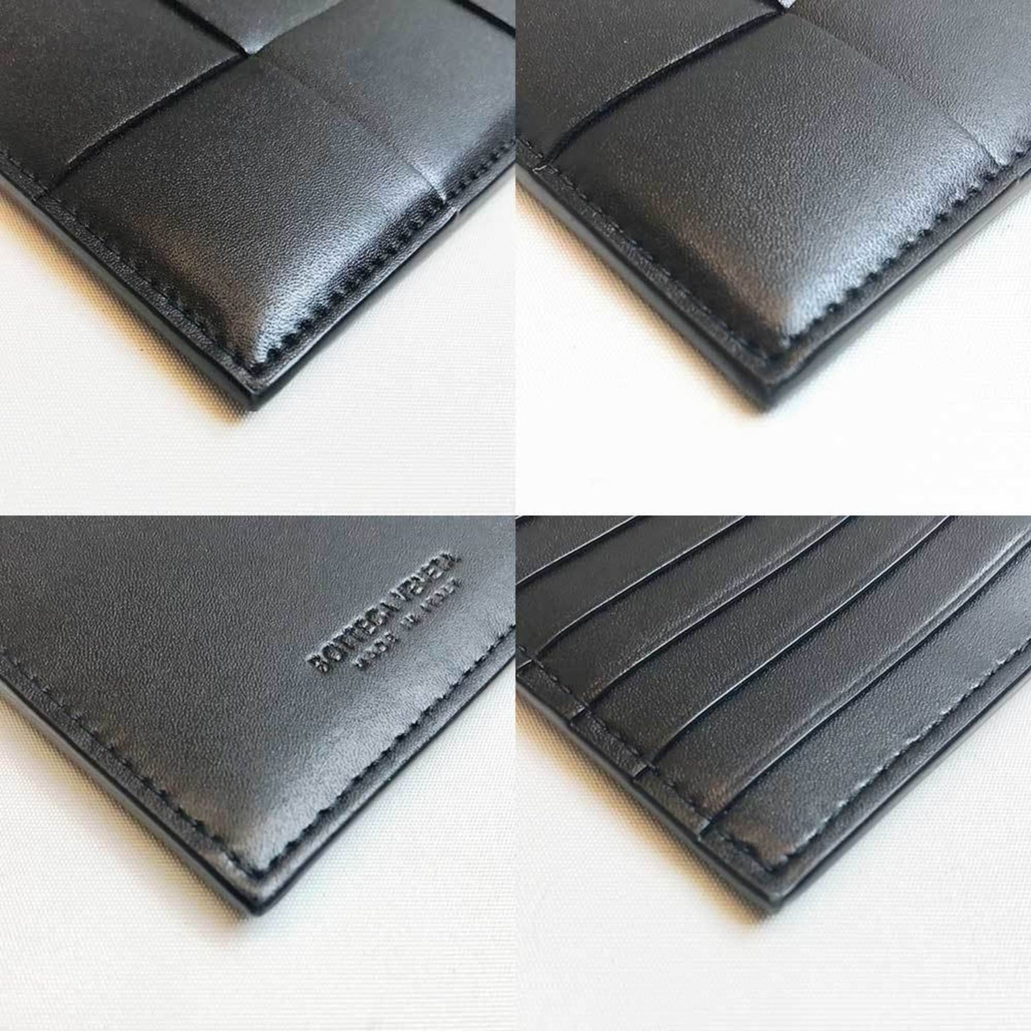 Luxury Bottega Veneta Leather Card Case ()