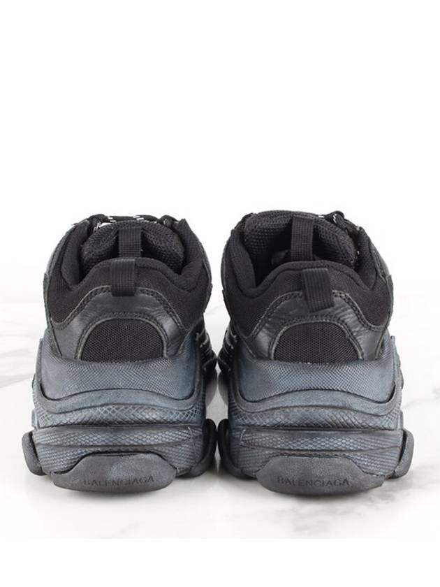 Luxury Balenciaga Triple S dirty black sneakers 37 240