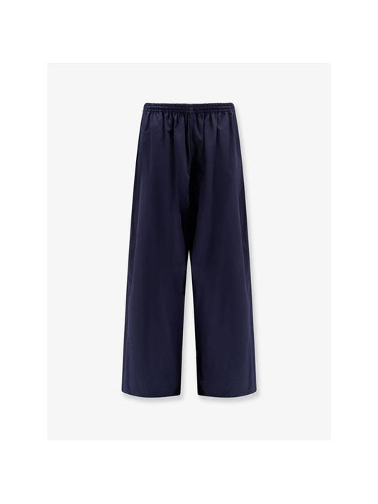 Luxury Balenciaga Cotton Straight Pants Blue