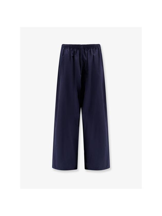 Luxury Balenciaga Cotton Straight Pants Blue