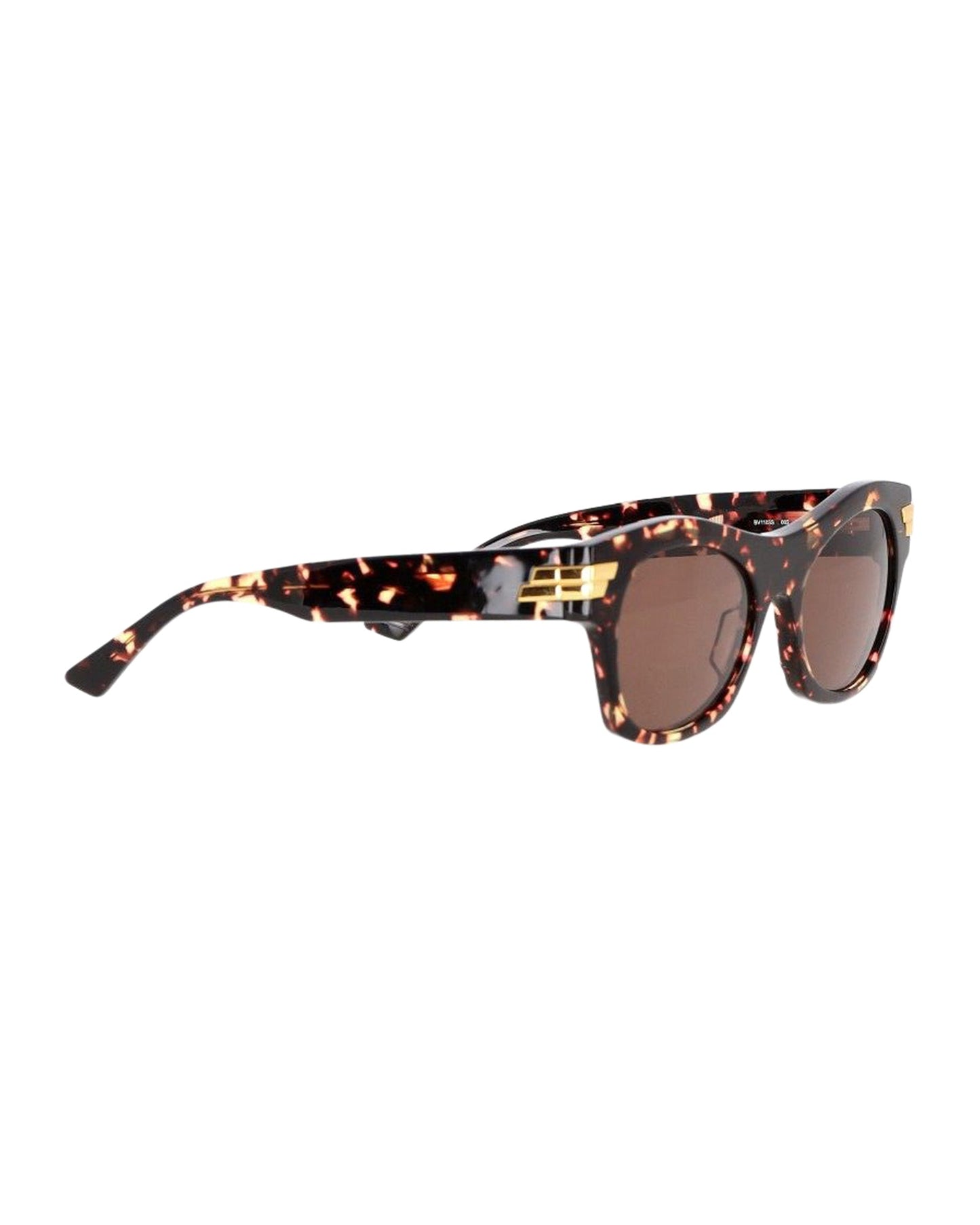 Luxury Bottega Veneta Oversized Tortoiseshell Square-Frame Sunglasses in Animal Print Acetate