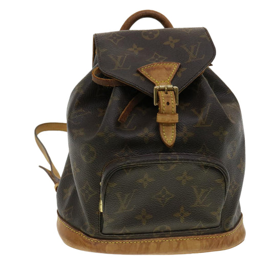 LOUIS VUITTON Monogram Montsouris PM Backpack M51137 LV ai426