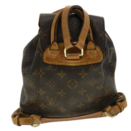 LOUIS VUITTON Monogram Montsouris PM Backpack M51137 LV ai426