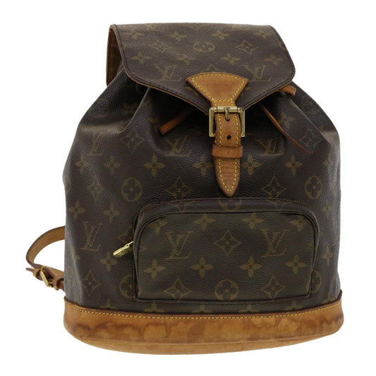 LOUIS VUITTON Monogram Montsouris MM Backpack M51136 LV ai427
