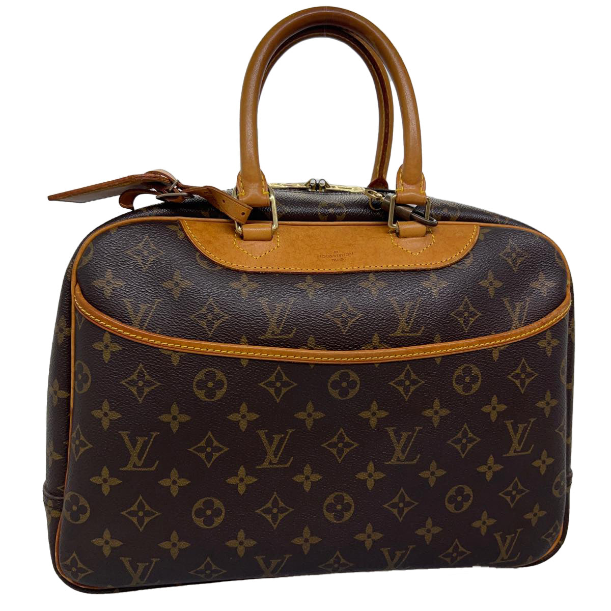 LOUIS VUITTON Monogram Deauville Hand Bag M47270 LV ai440