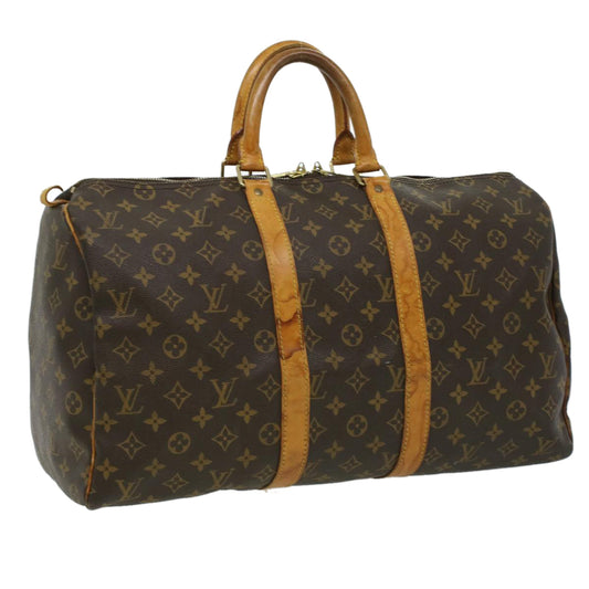LOUIS VUITTON Monogram Keepall 45 Boston Bag M41428 LV ai567
