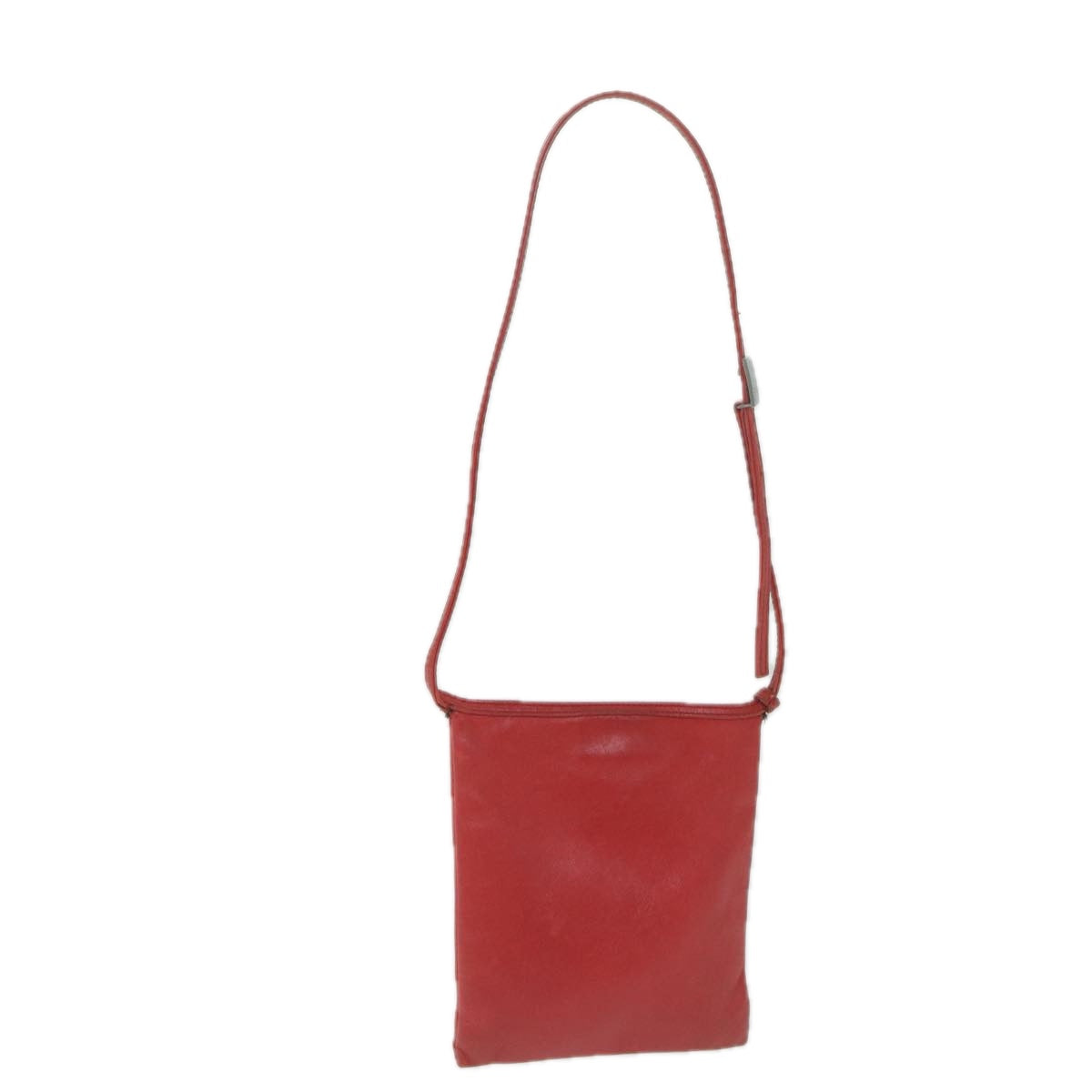 GUCCI Shoulder Bag Leather Red  ai714