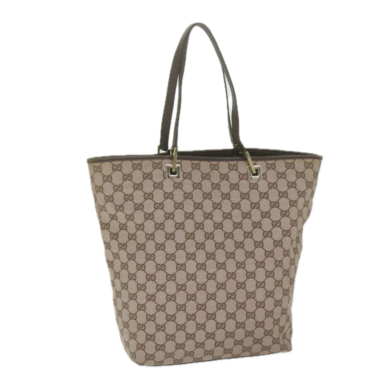 GUCCI GG Canvas Tote Bag Beige 002 1098 1705  ai741