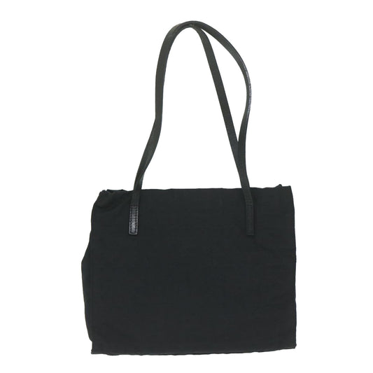 Luxury FendiZucca Canvas Hand Bag Blackai742