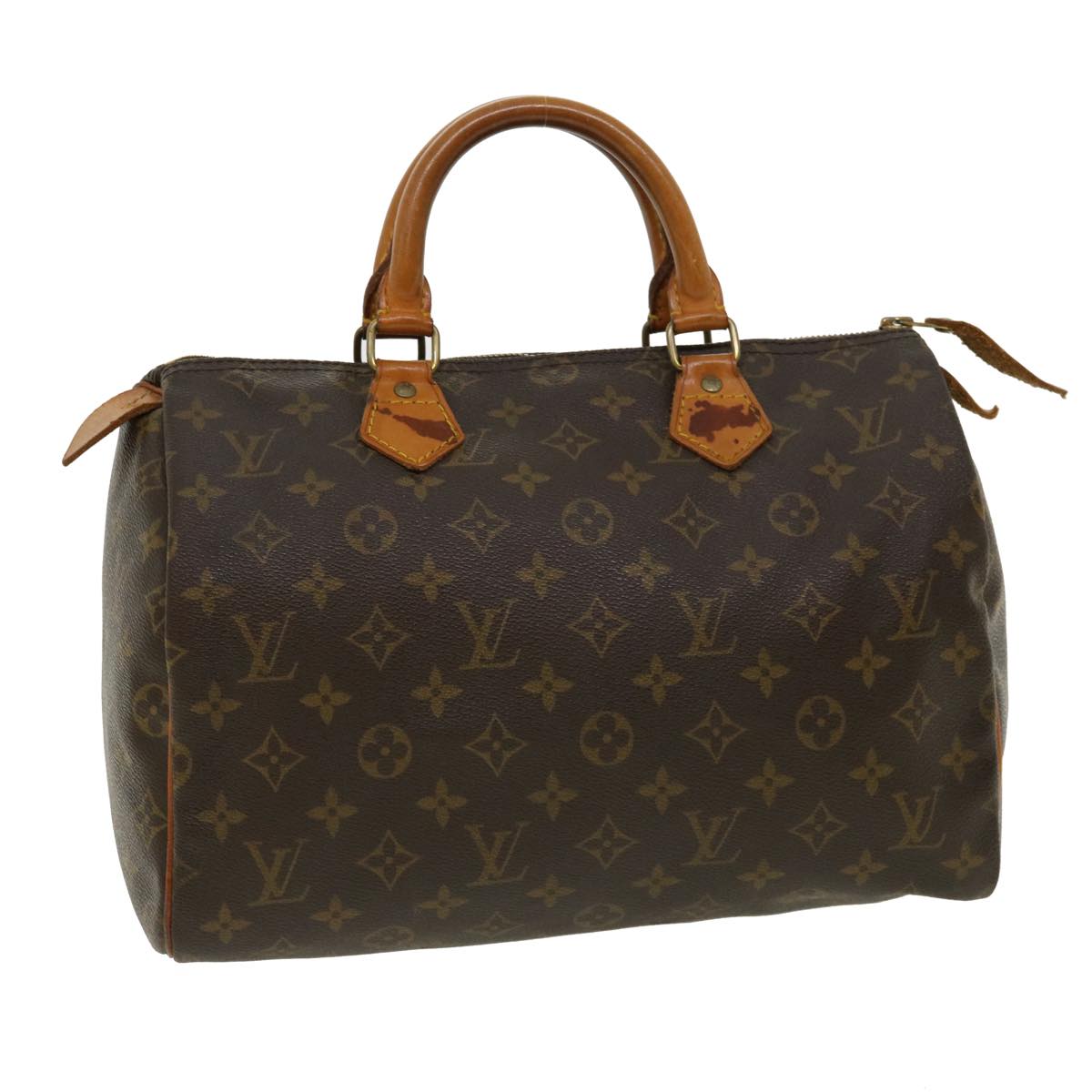 LOUIS VUITTON Monogram Speedy 30 Hand Bag M41526 LV am3137