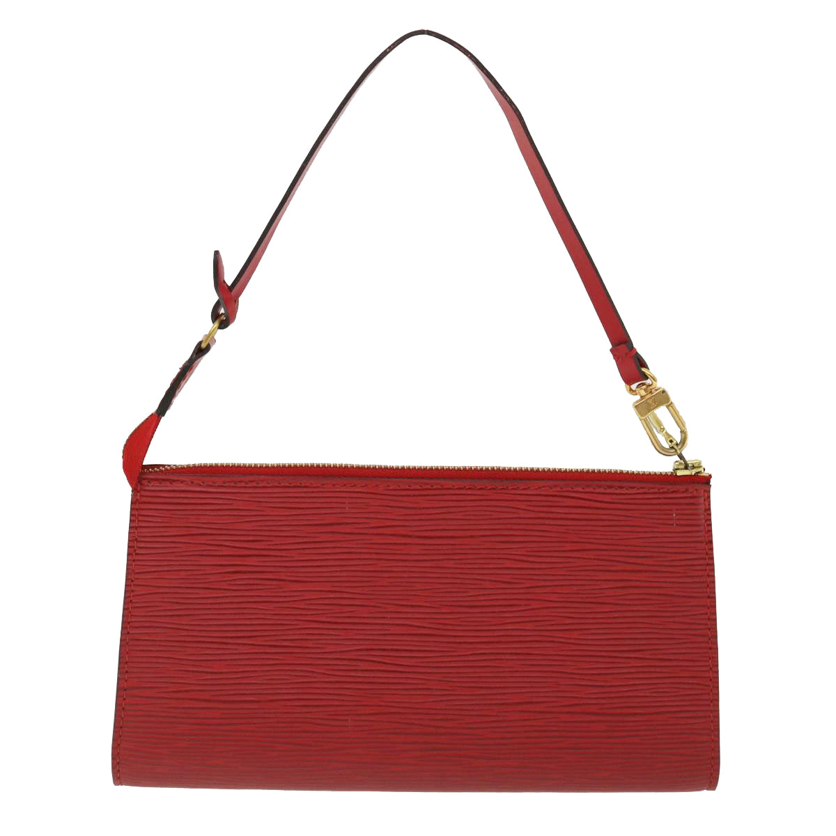 LOUIS VUITTON Epi Pochette Accessoires Pouch Red M52947 LV am3529