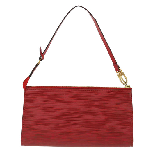 LOUIS VUITTON Epi Pochette Accessoires Pouch Red M52947 LV am3529