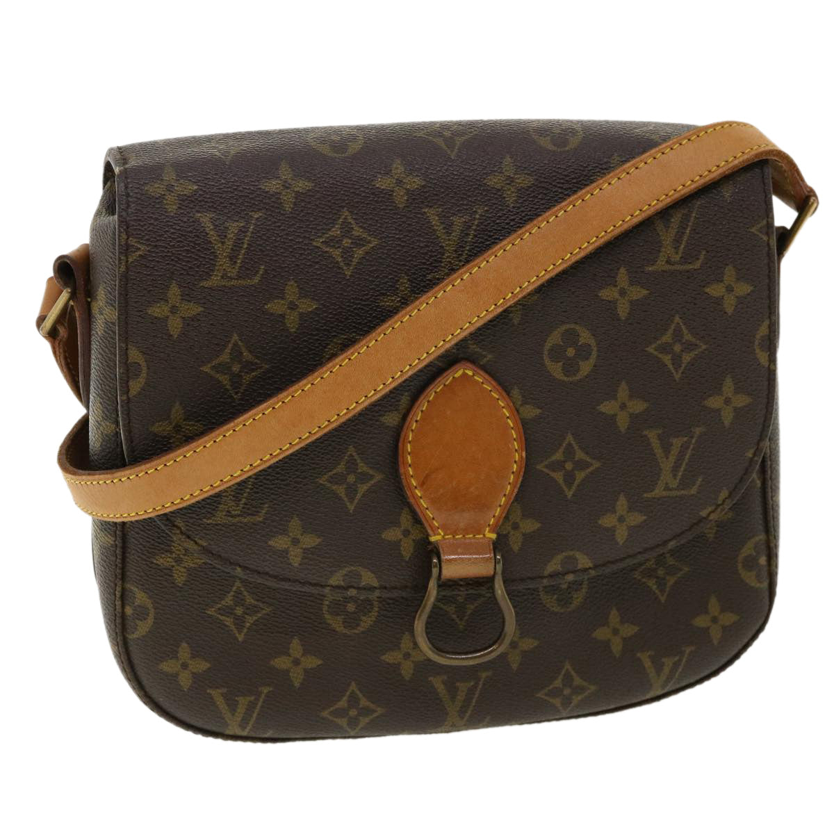 LOUIS VUITTON Monogram Saint Cloud GM Shoulder Bag Vintage M51242 LV am3659