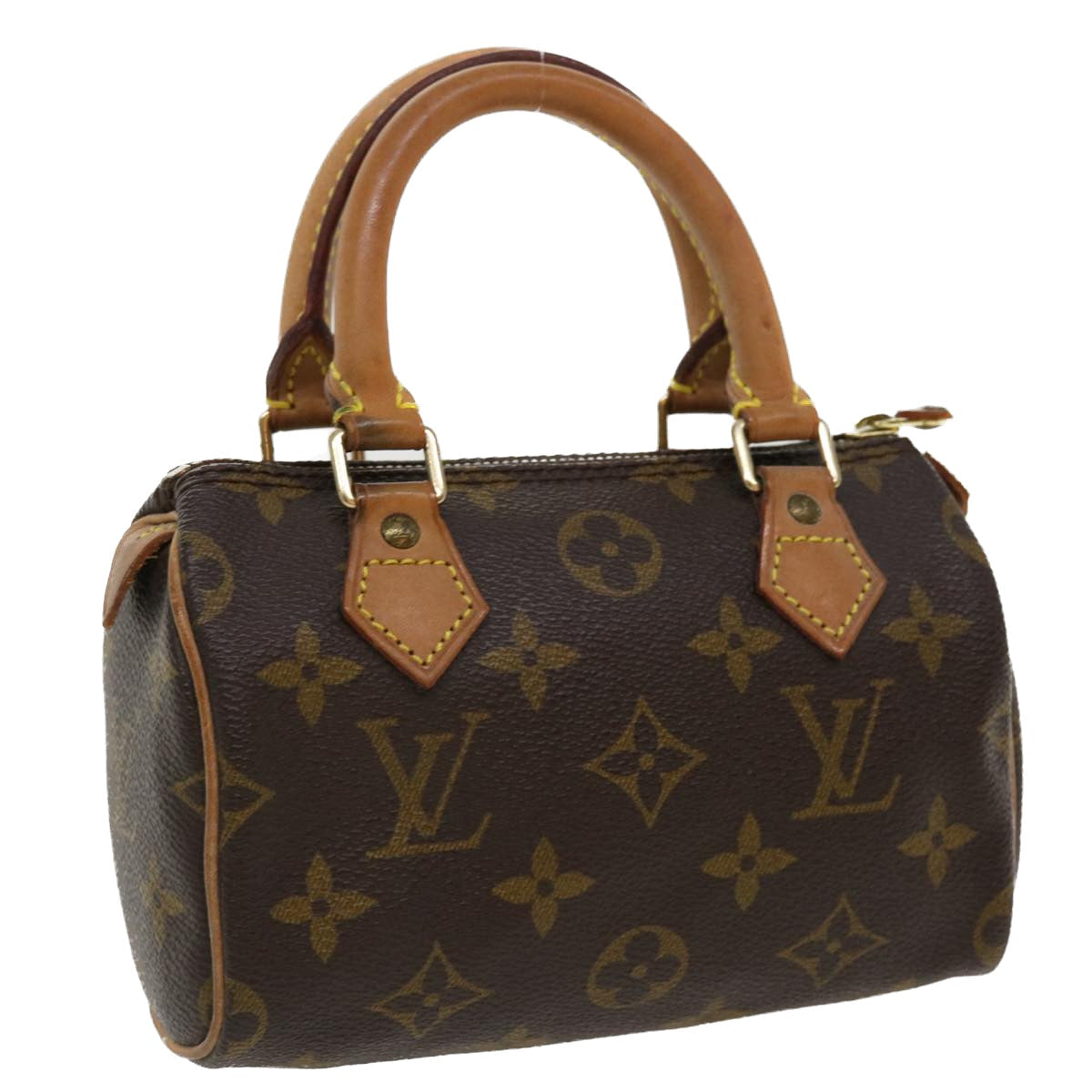 LOUIS VUITTON Monogram Mini Speedy Hand Bag M41534 LV am3662
