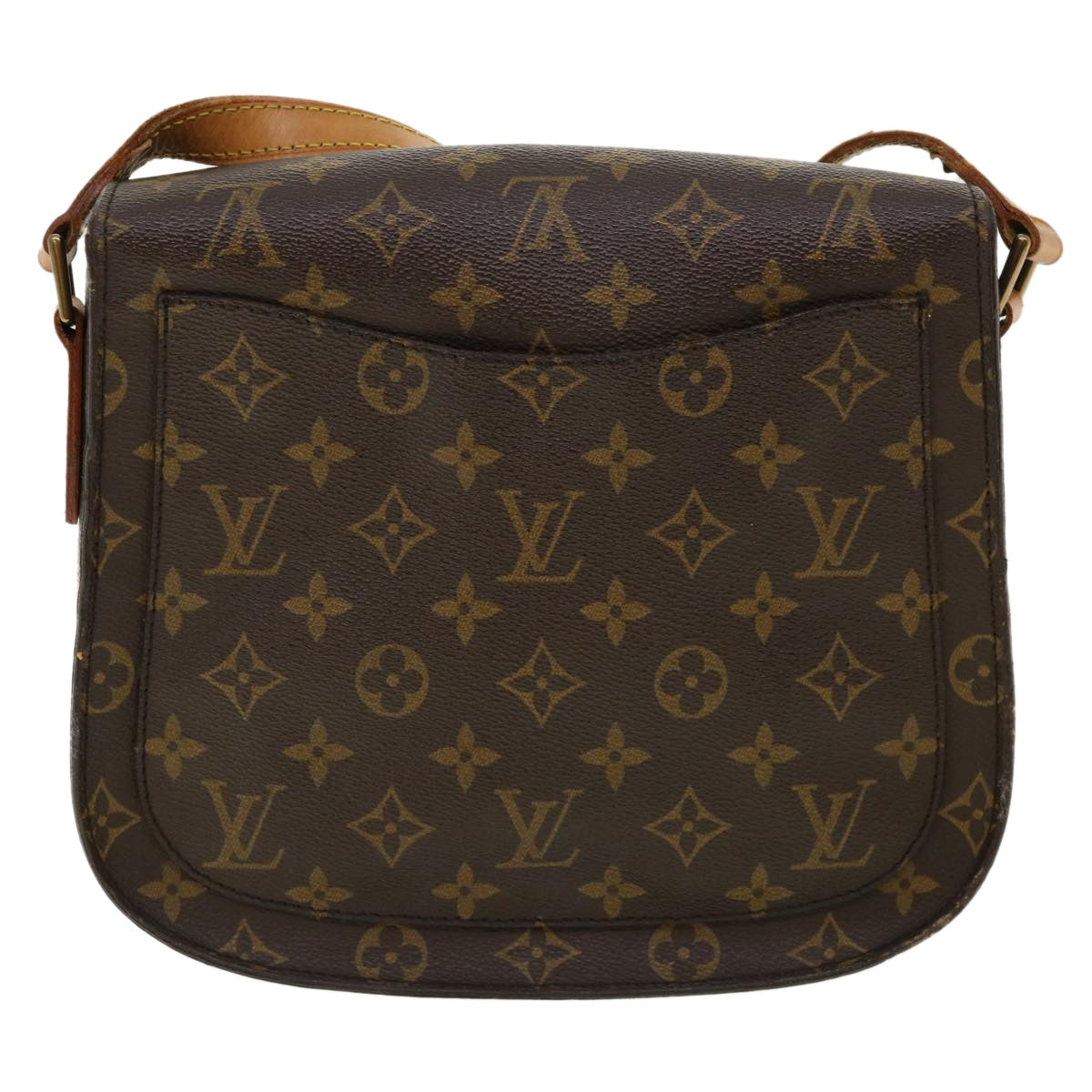 LOUIS VUITTON Monogram Saint Cloud GM Shoulder Bag M51242 LV am3664