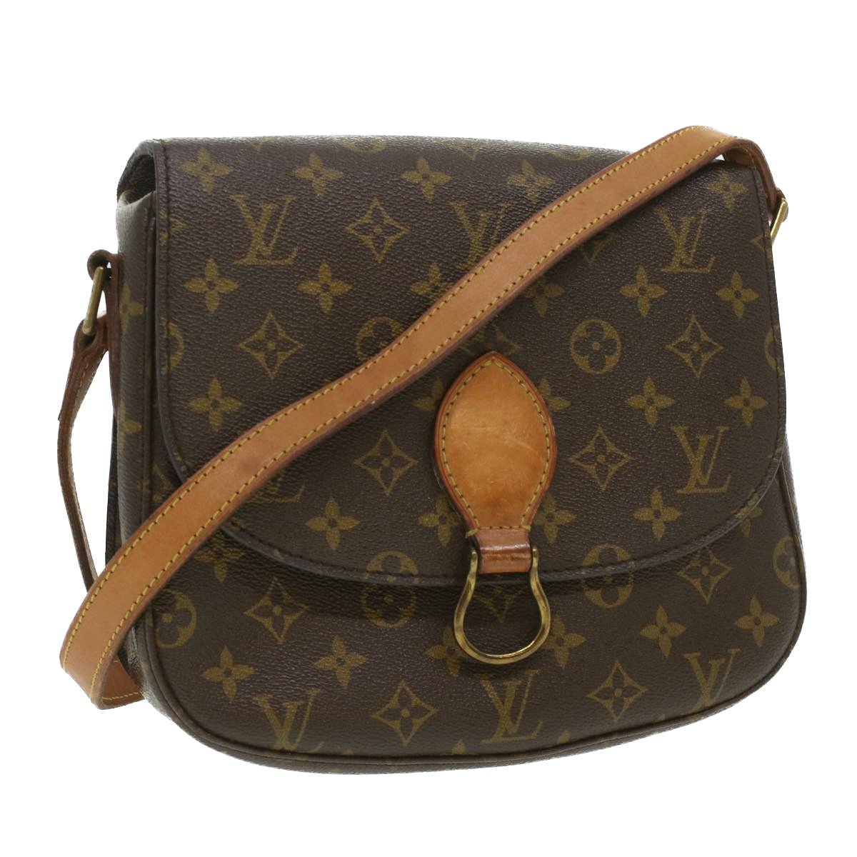 LOUIS VUITTON Monogram Saint Cloud GM Shoulder Bag Vintage M51242 LV am3698