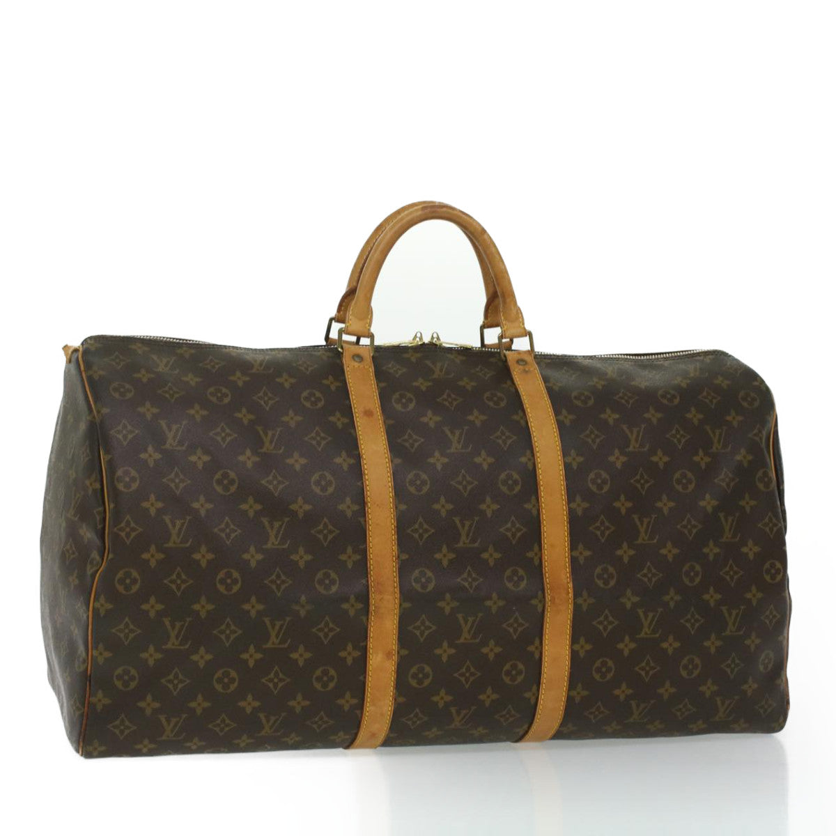 LOUIS VUITTON Monogram Keepall 60 Boston Bag M41422 LV am3829