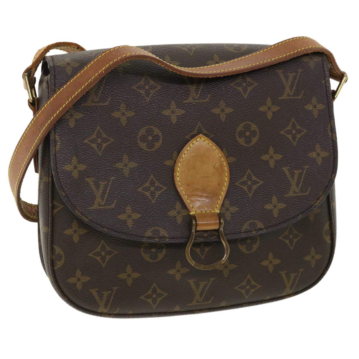 LOUIS VUITTON Monogram Saint Cloud GM Shoulder Bag M51242 LV am3851