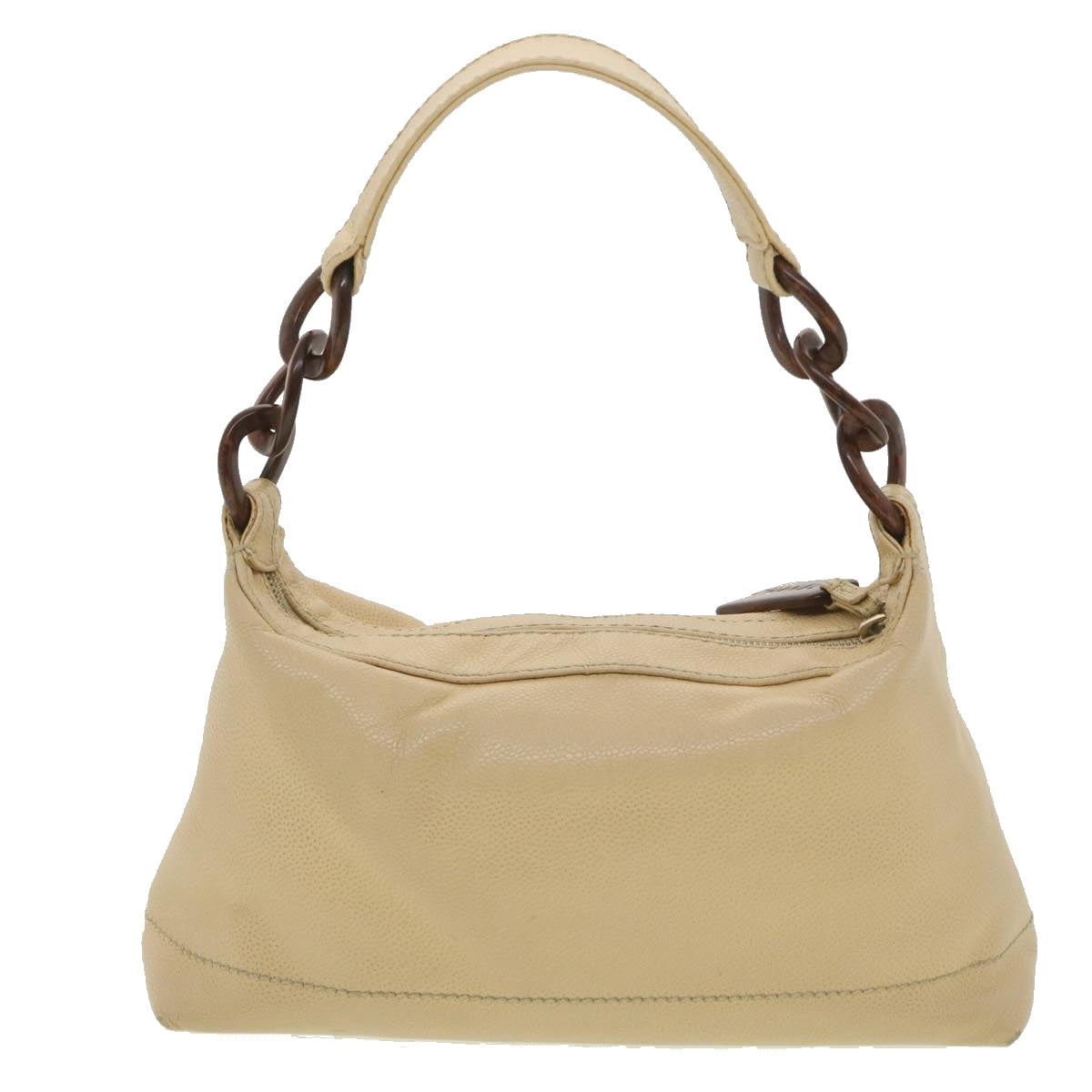 Luxury Chanel Shoulder Bag Caviar Skin Beige CC  am3924
