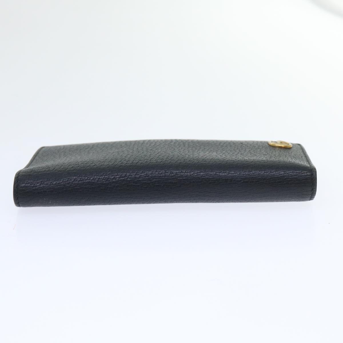 Luxury Gucci GG Marmont Wallet Leather Black  am4987